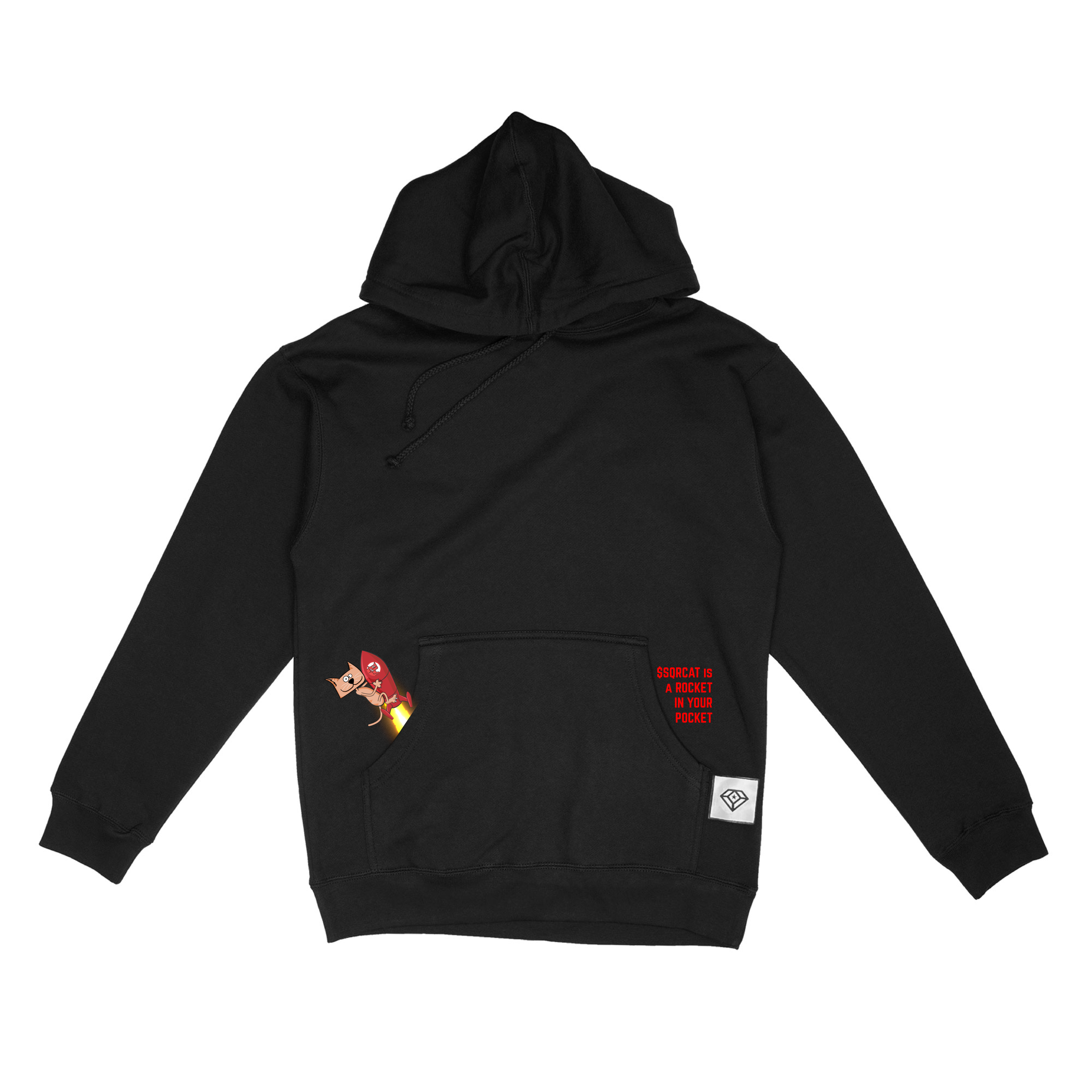 $SQRCAT Pocket Rocket Hoodie