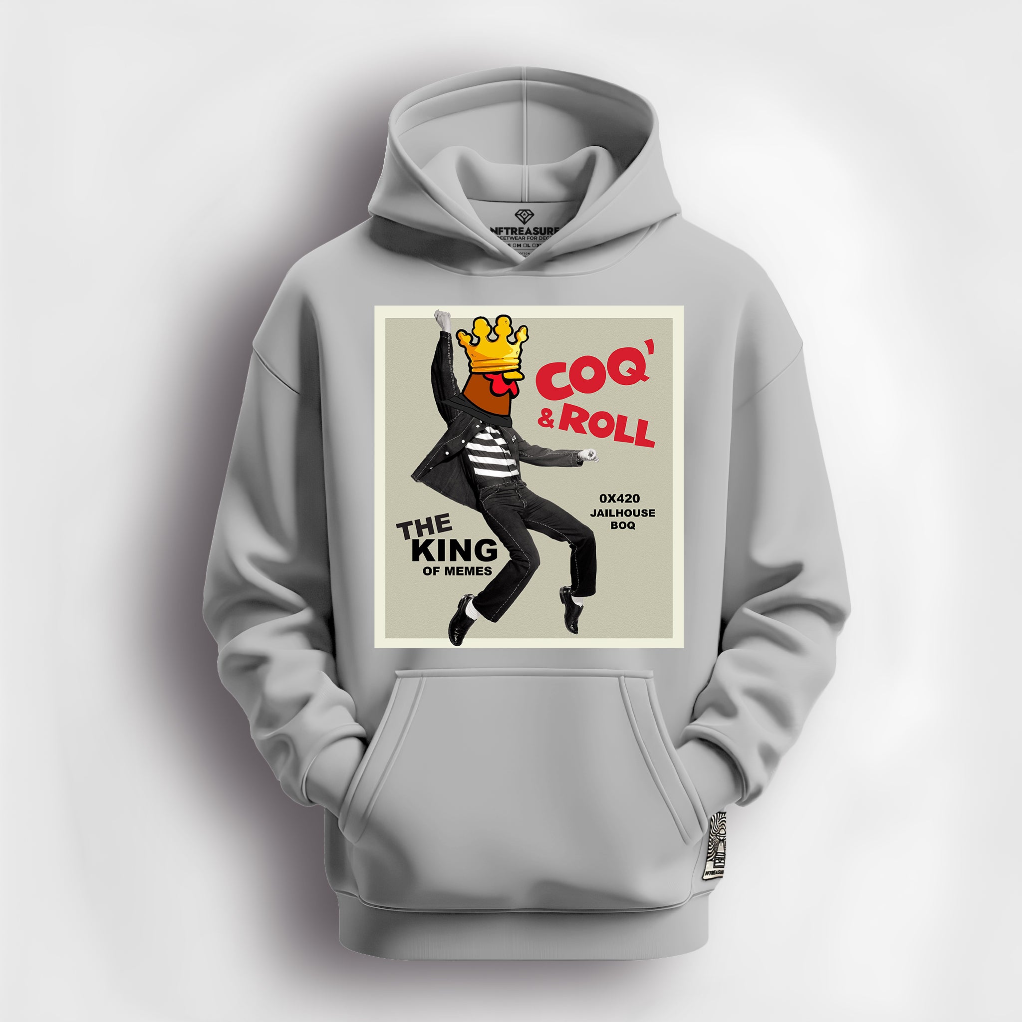$ COQ inu hoodie - King of Bok n roll