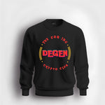 coq inu degen crypto club sweatshirt