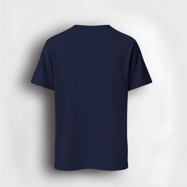 Navy-Tshirt-Back-Blank