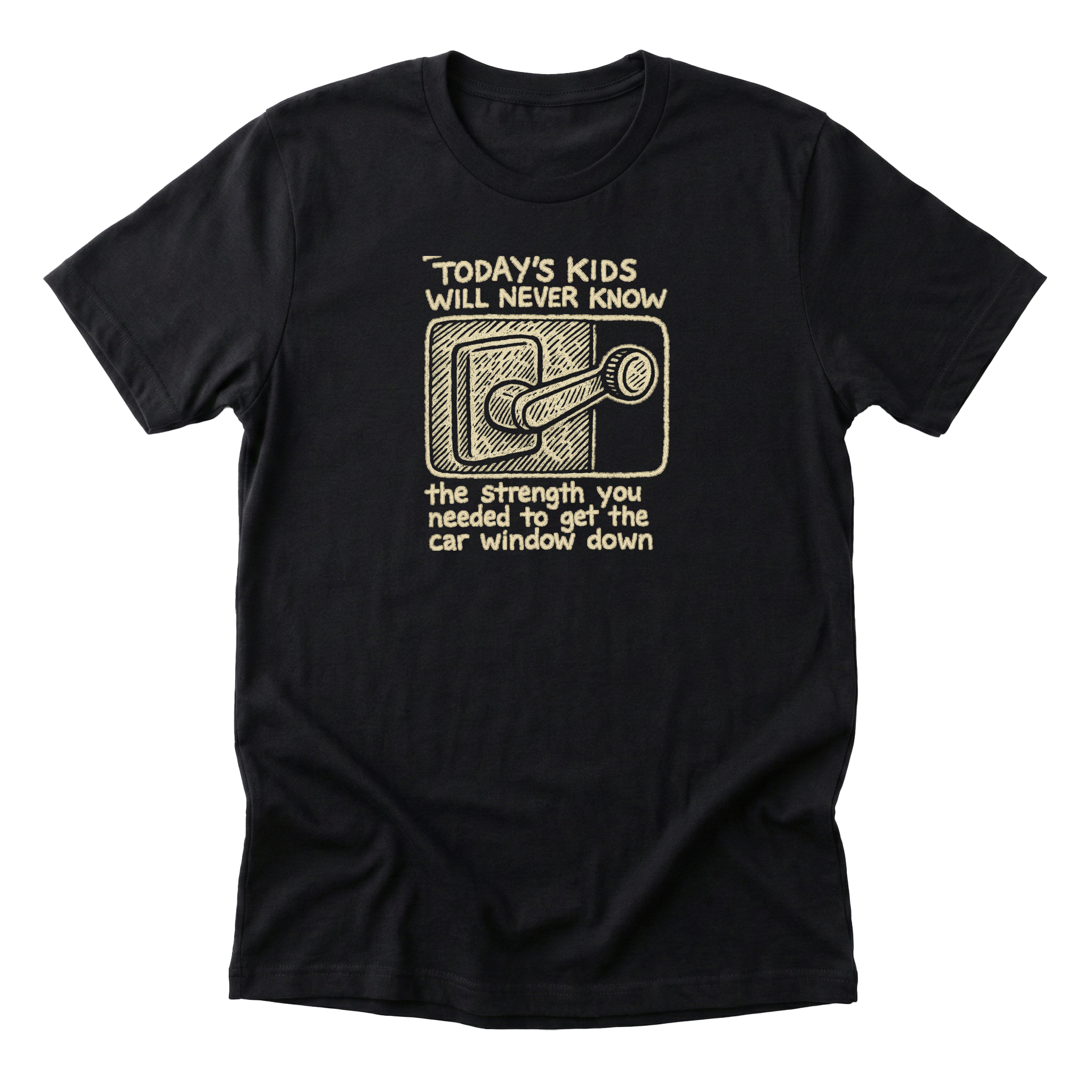 Hand Crank Car Window