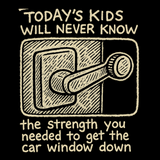 Hand Crank Car Window