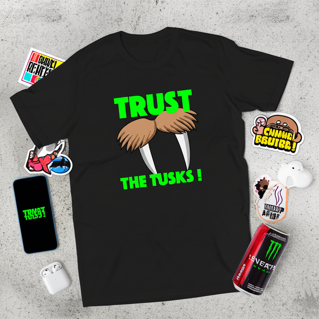 hefe-trust-the-tusk-t-shirt lifestyle mockup