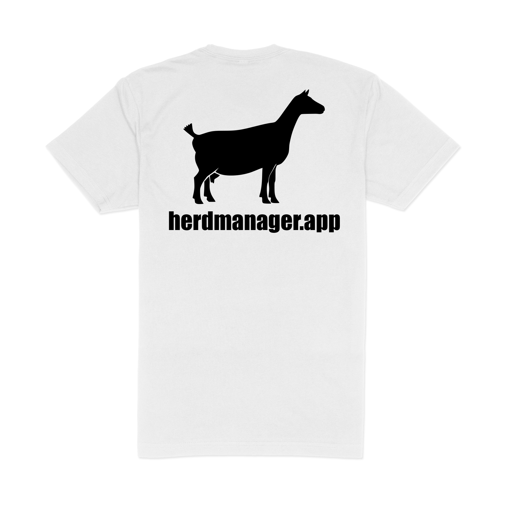 Logo Tee back — logo + website URL