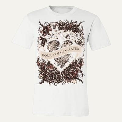 Born, Not Generated | Anti AI Human Made Shirt