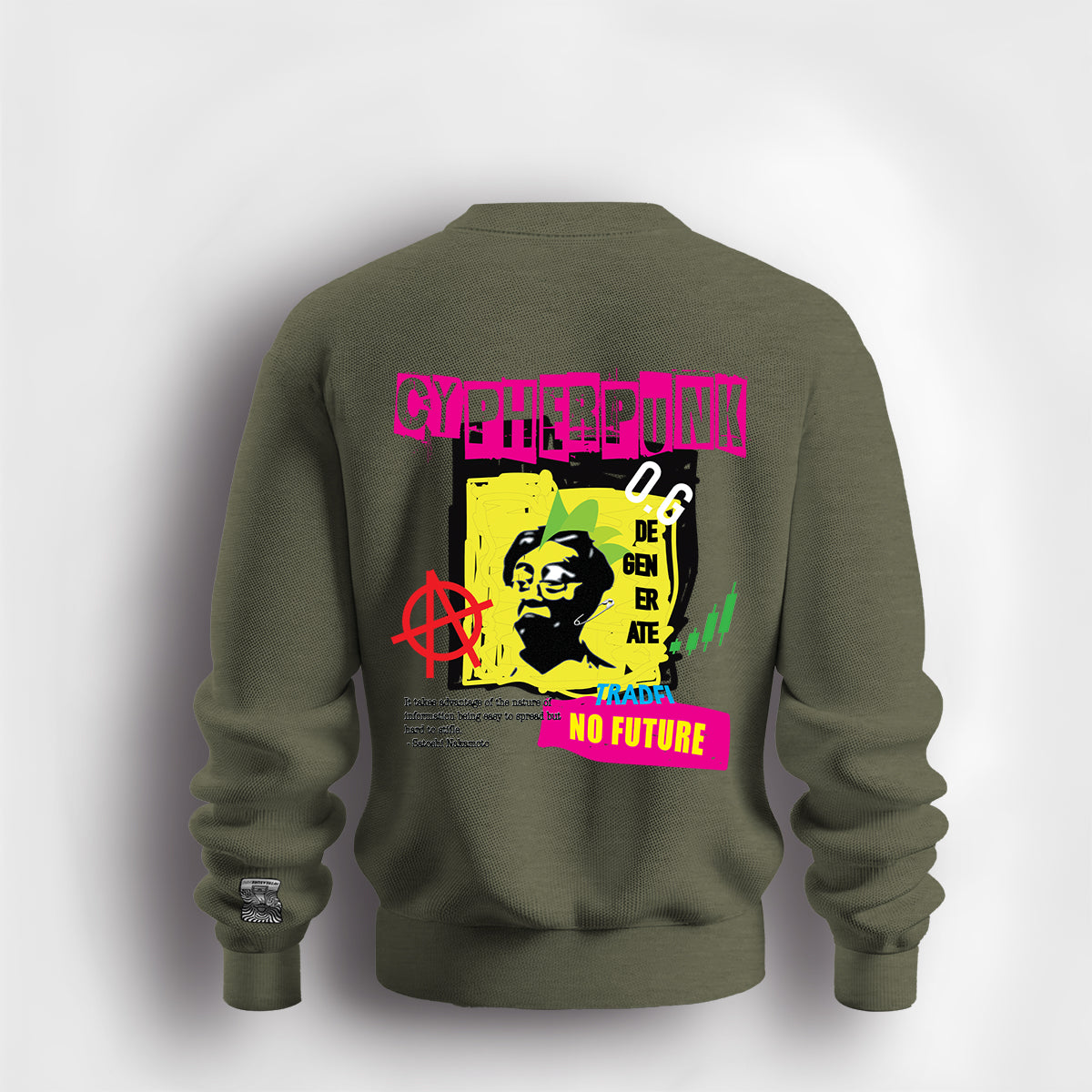 Cypherpunk - punk inspired crypto sweatshirt