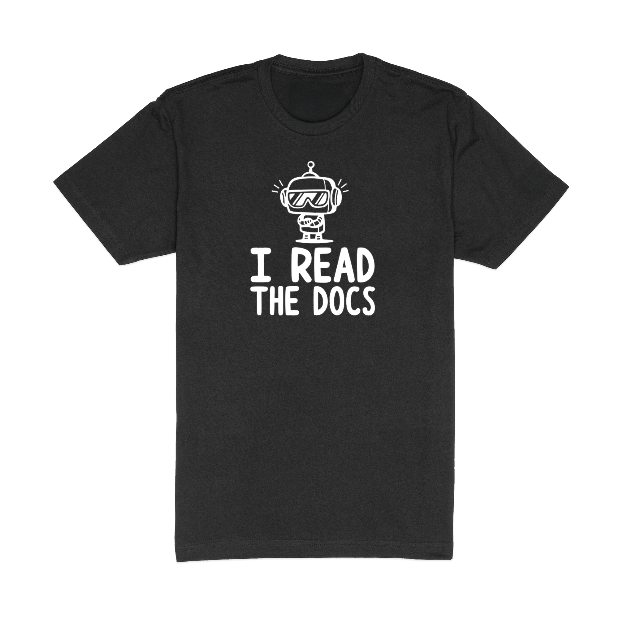 I Read The Docs - Black T-Shirt