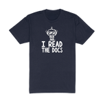 I Read The Docs - Navy T-Shirt