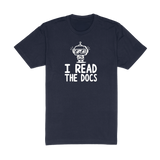 I Read The Docs - Navy T-Shirt