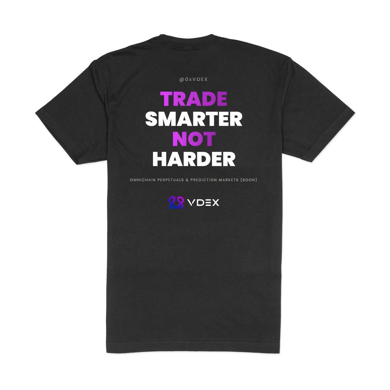 VDEX x TRESR Trade Smarter Not Harder Tee - Back