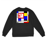 $SQRCAT Mondrian Cubism Sweatshirt