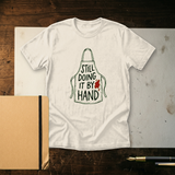Still Doing It By Hand Apron | Anti AI Maker Shirt
