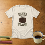 Patience of a Saint, Data Binders to Prove It | SPED Teacher Shirt