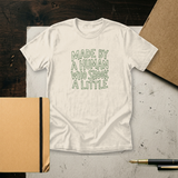 Made by a Human Who Shook a Little | Hand Lettered Anti AI Shirt