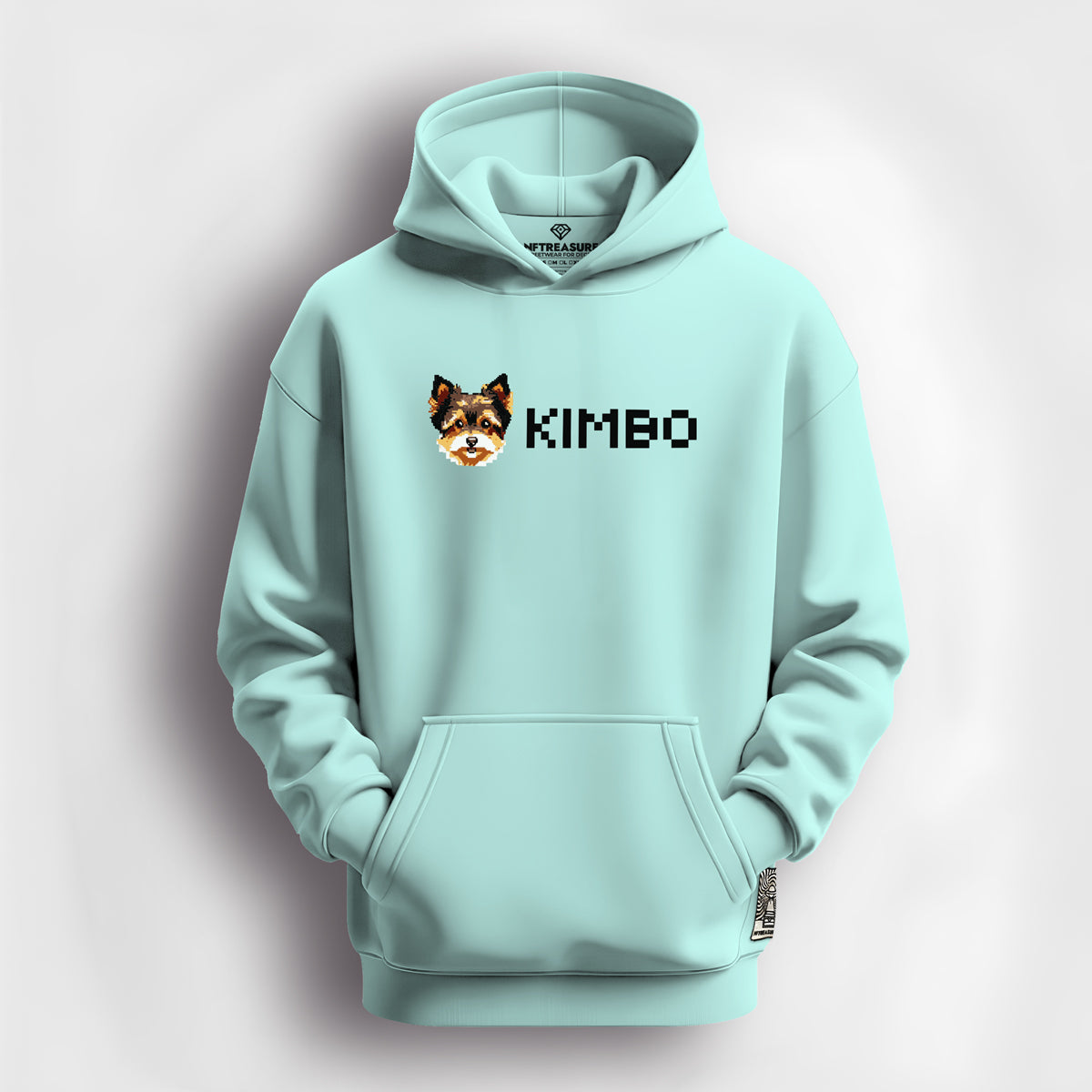 Kimbo-Logo-MINT-NFTreasure-Hoody-Front