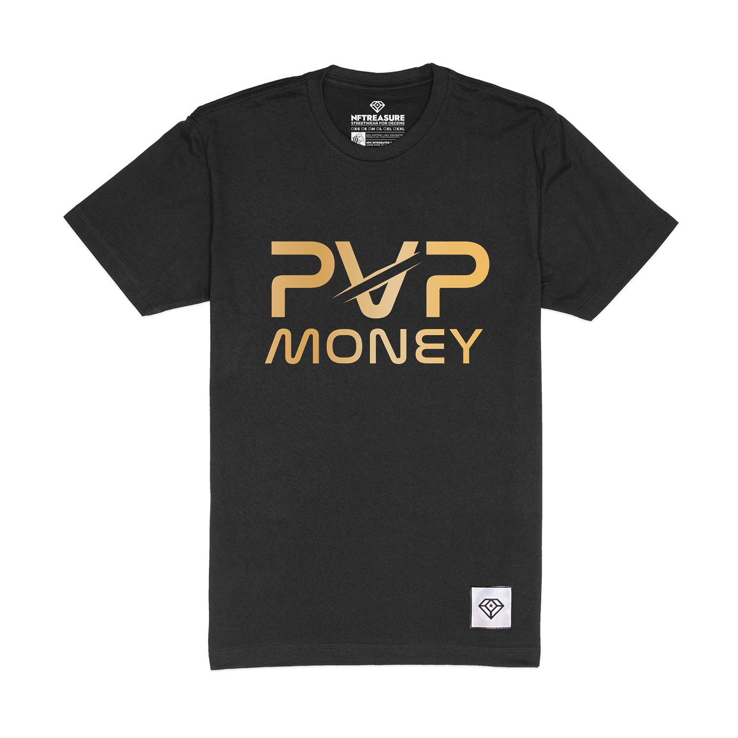 PVP Money Typemark Logo Gold
