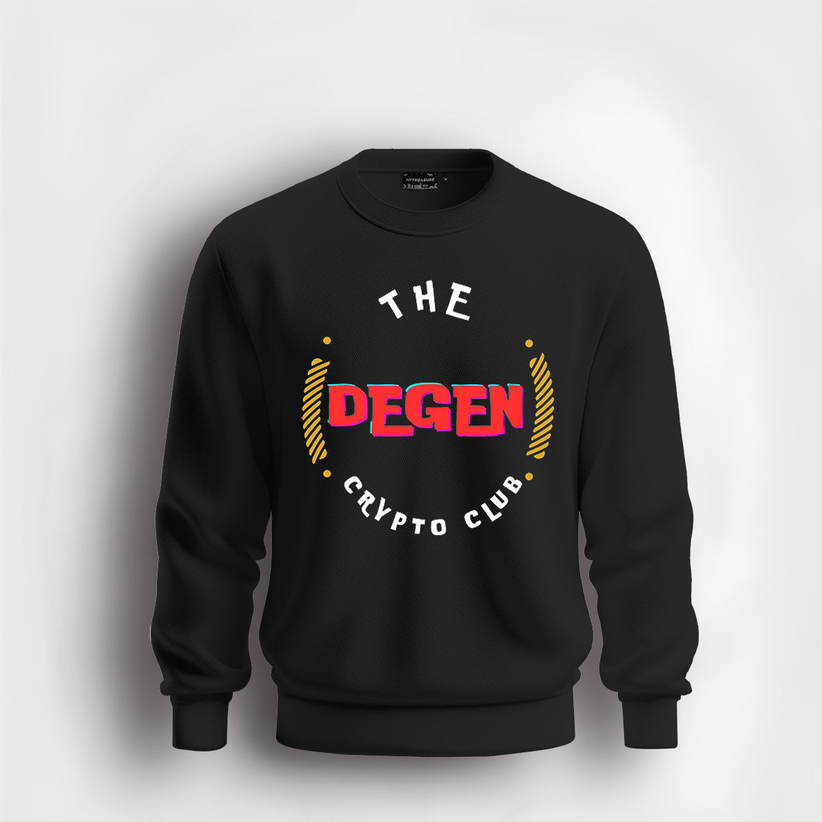 crypto degen club sweatshirt