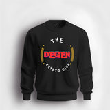 crypto degen club sweatshirt