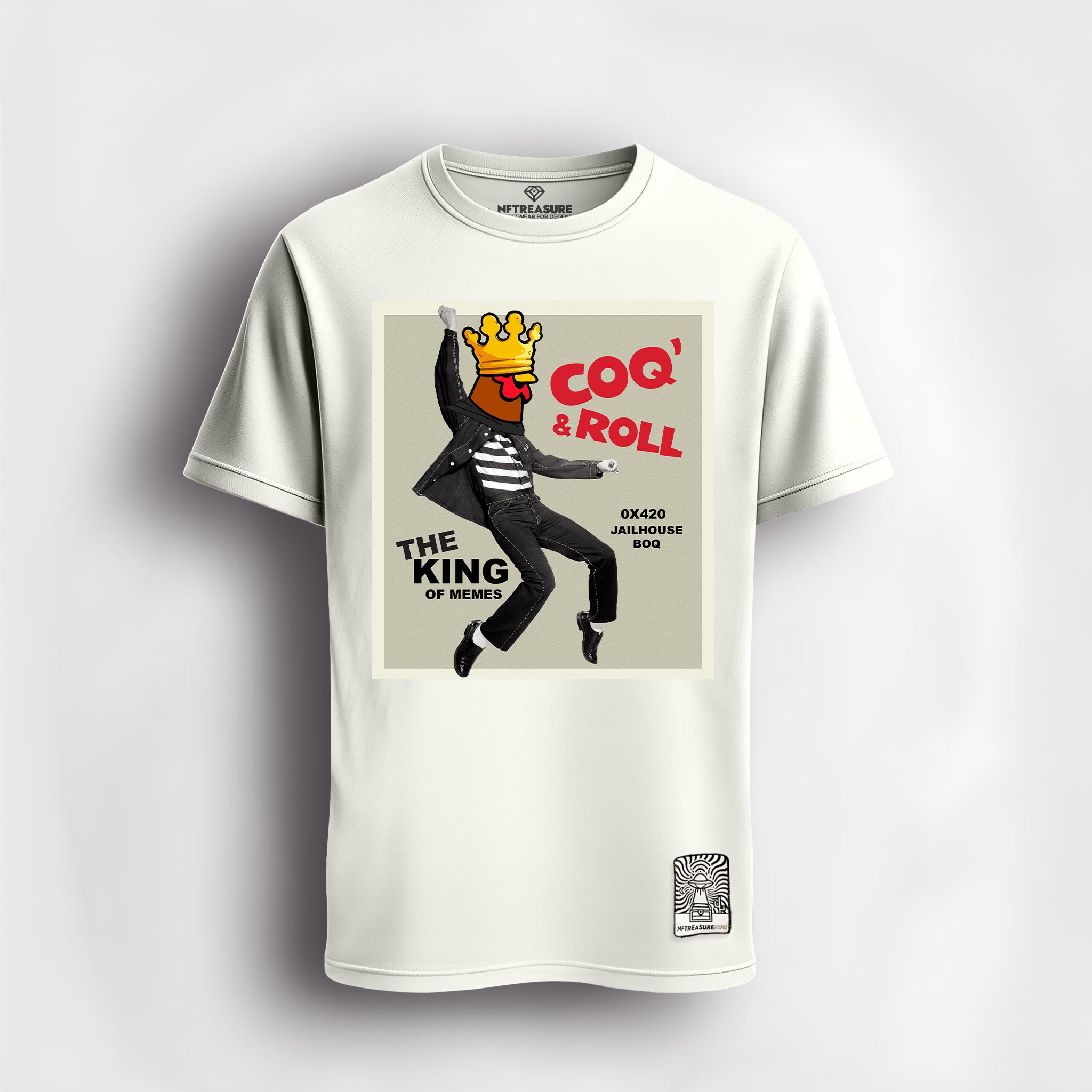 $ COQ inu T shirt - King of BOK n Roll