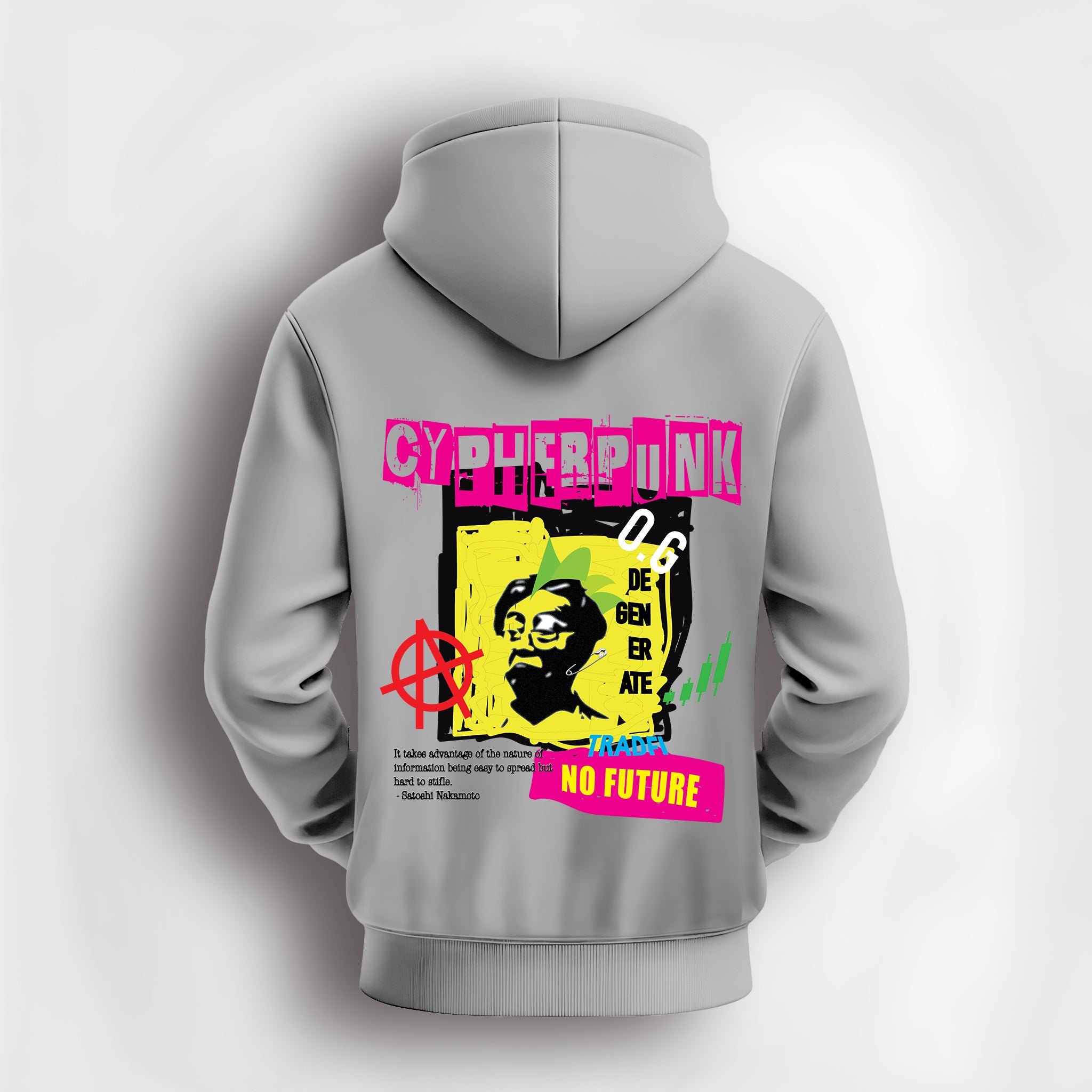 Cypherpunk - Punk inspired crypto hoodie