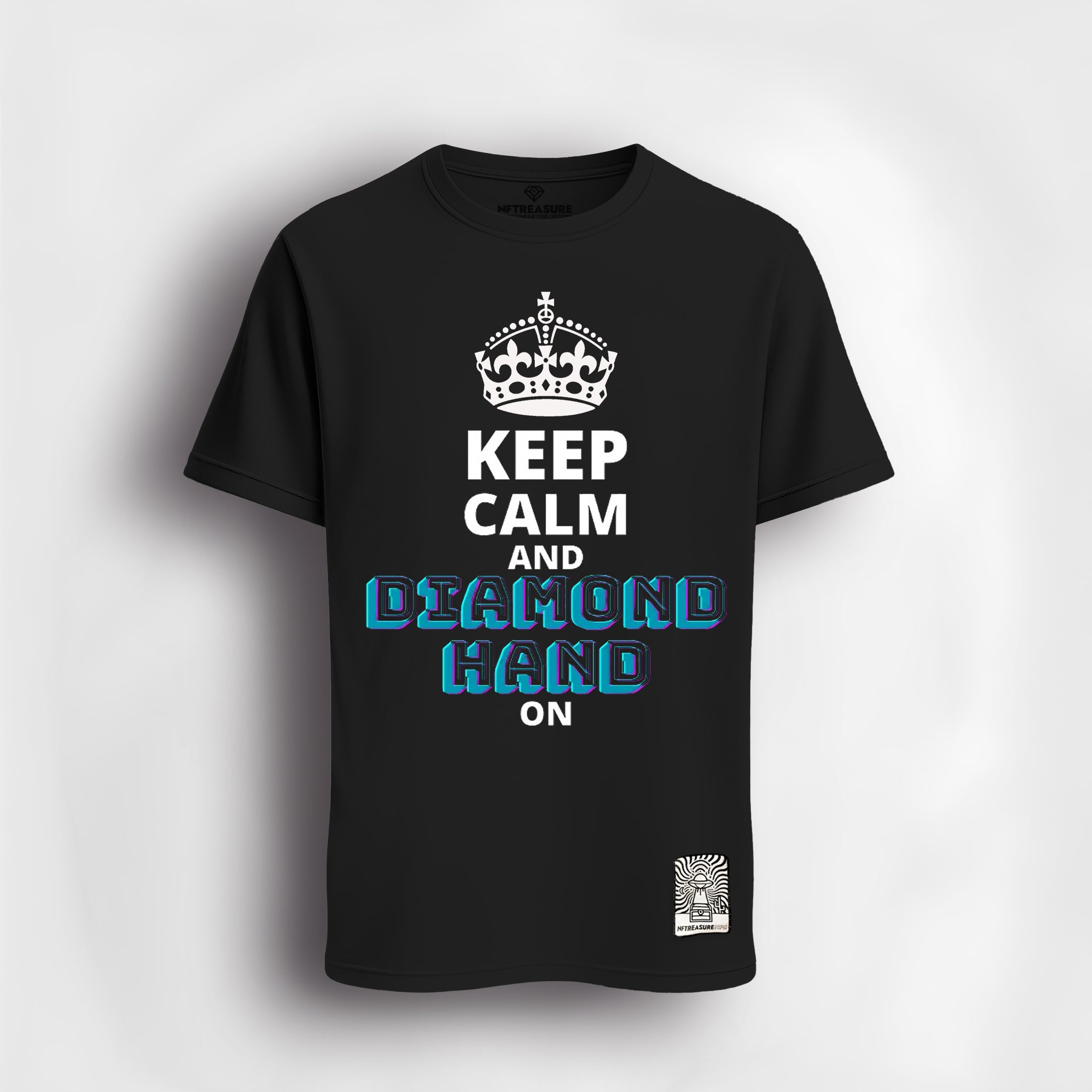 keep calm and diamond hand on