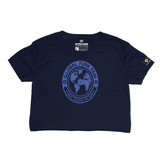 GFF Blue Logo Crop Top