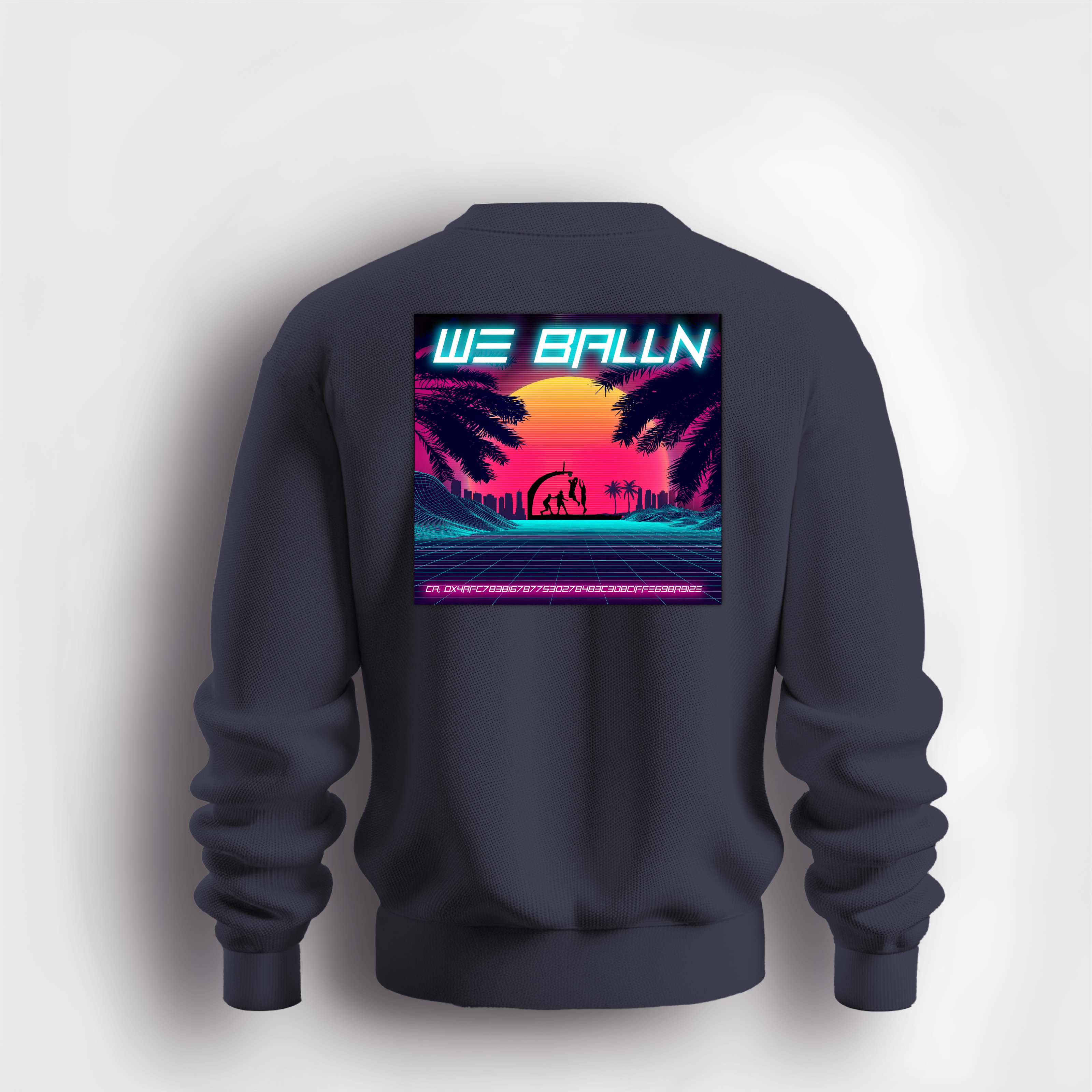 $BALLN Sweatshirt Vice City Retro Design