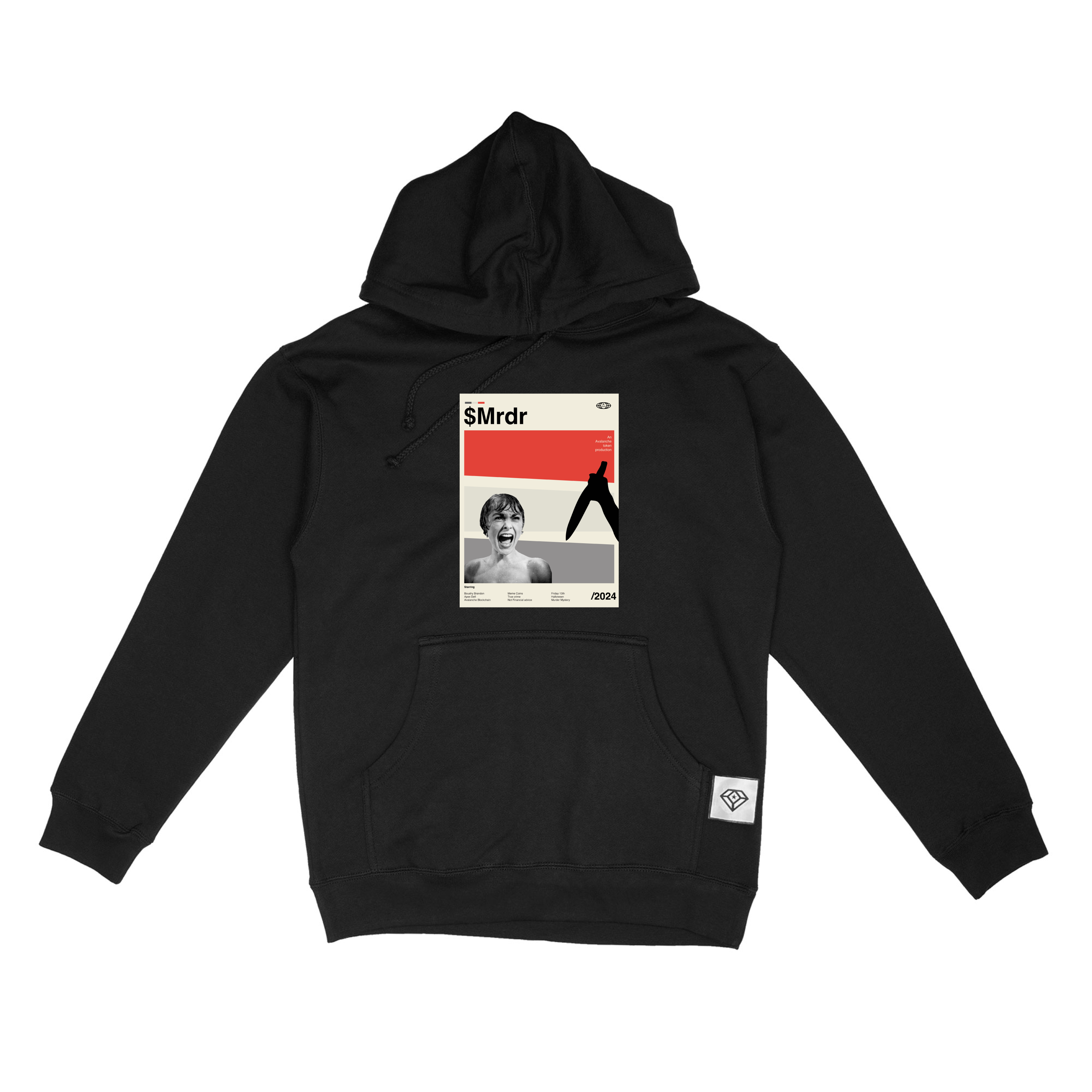 $MRDR Vintage Movie Hitchcock Poster Style Hoodie