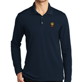 Coq Inu - Long Sleeve Polo (embroidered logo)