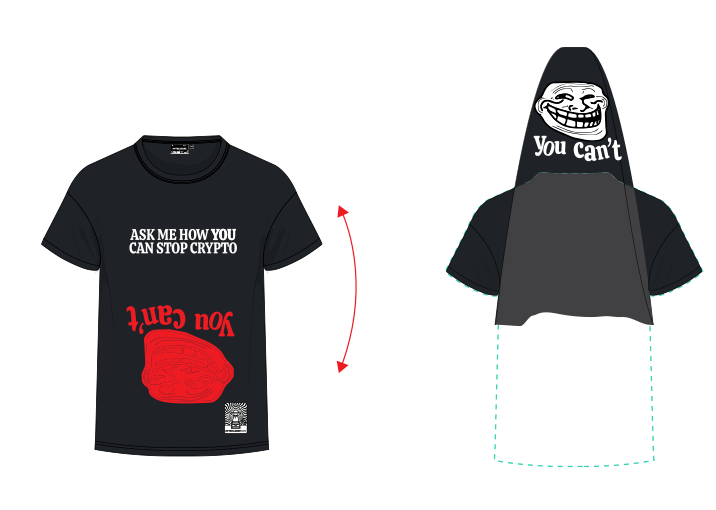 Stop Crypto, You Can't - Premium Tee - View 3