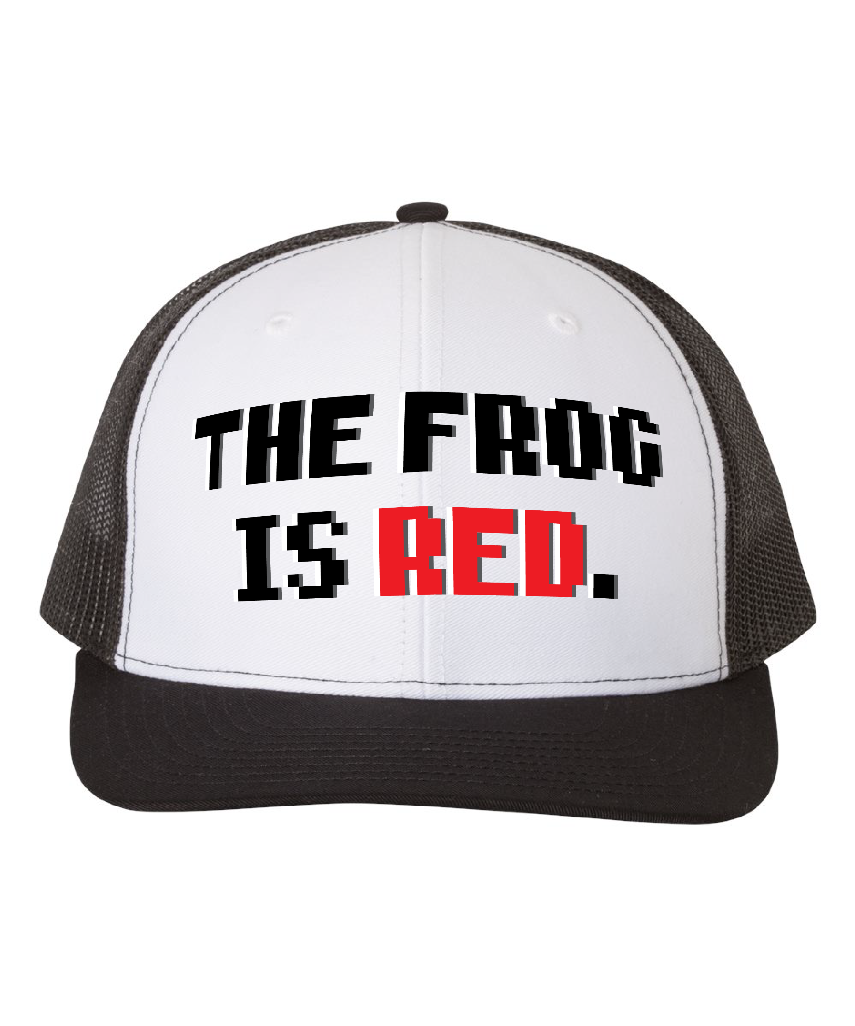 Red Frog is Red Snapback cap