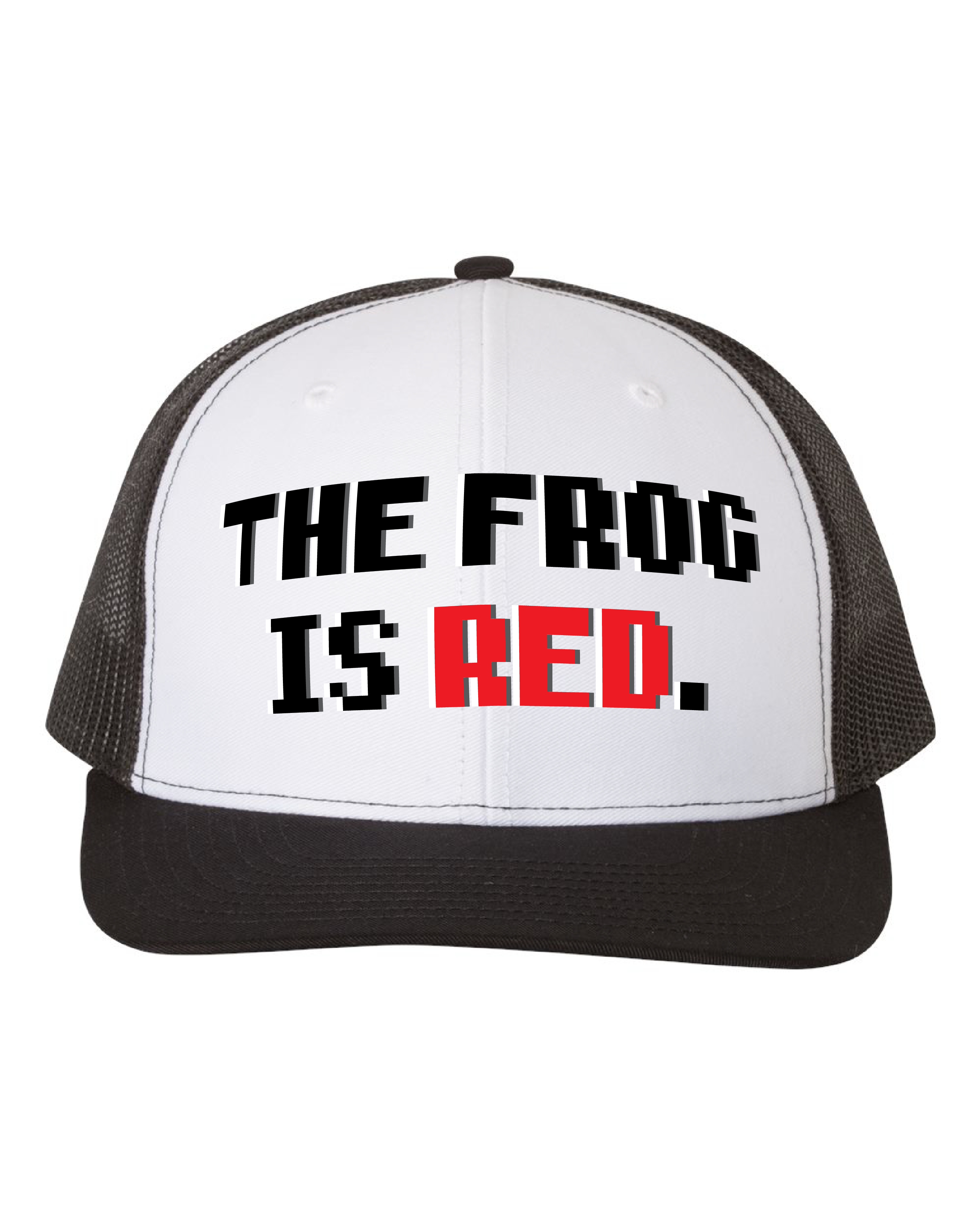 Red Frog is Red Snapback cap