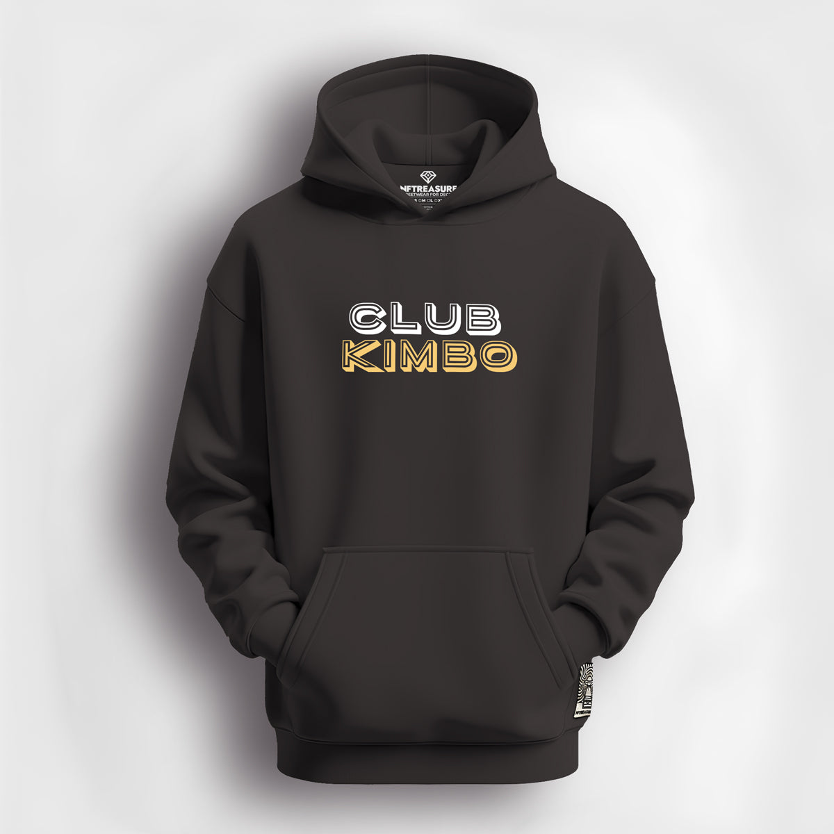 Club-Kimbo-Black-NFTreasure-Hoody-Front