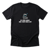 My Code Works black tee