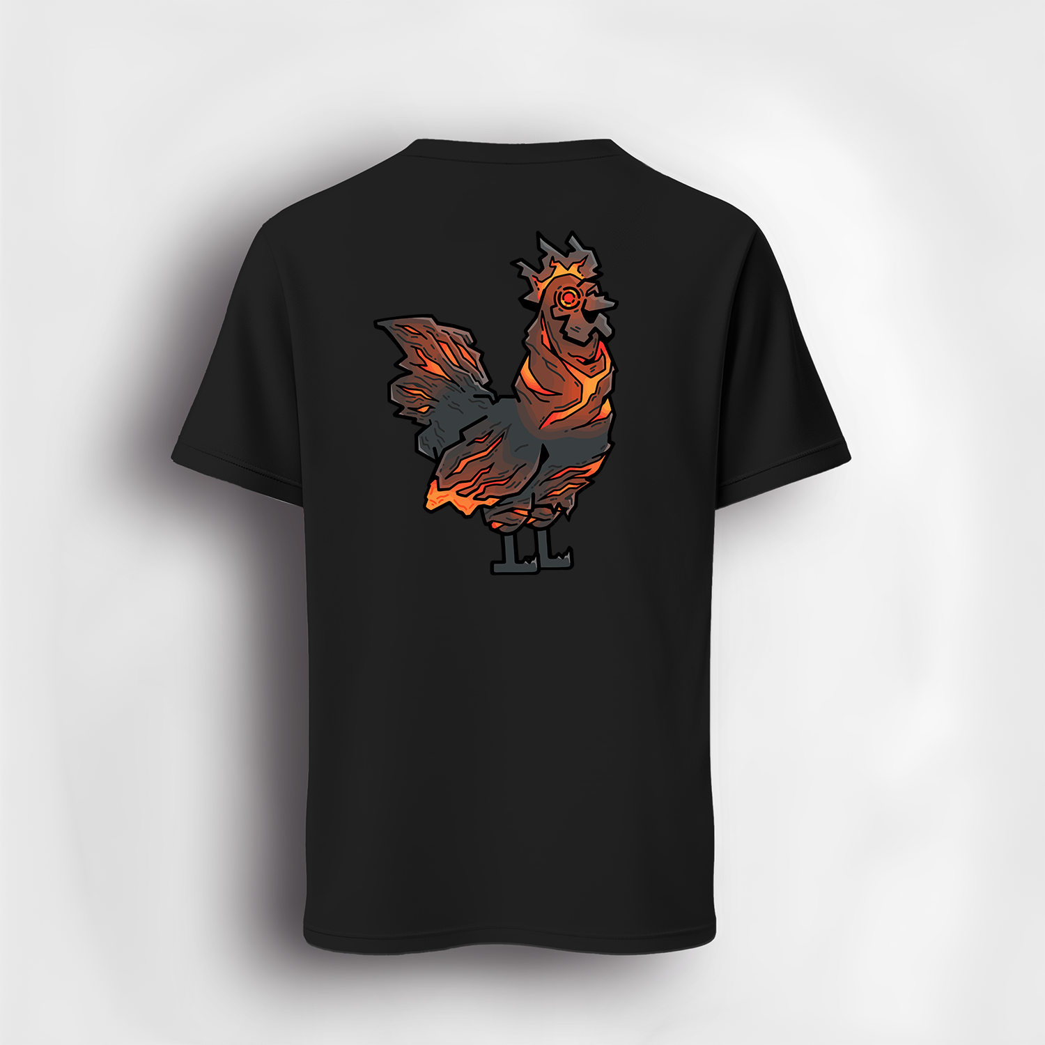 Black-Tshirt-FireRoostr-Back