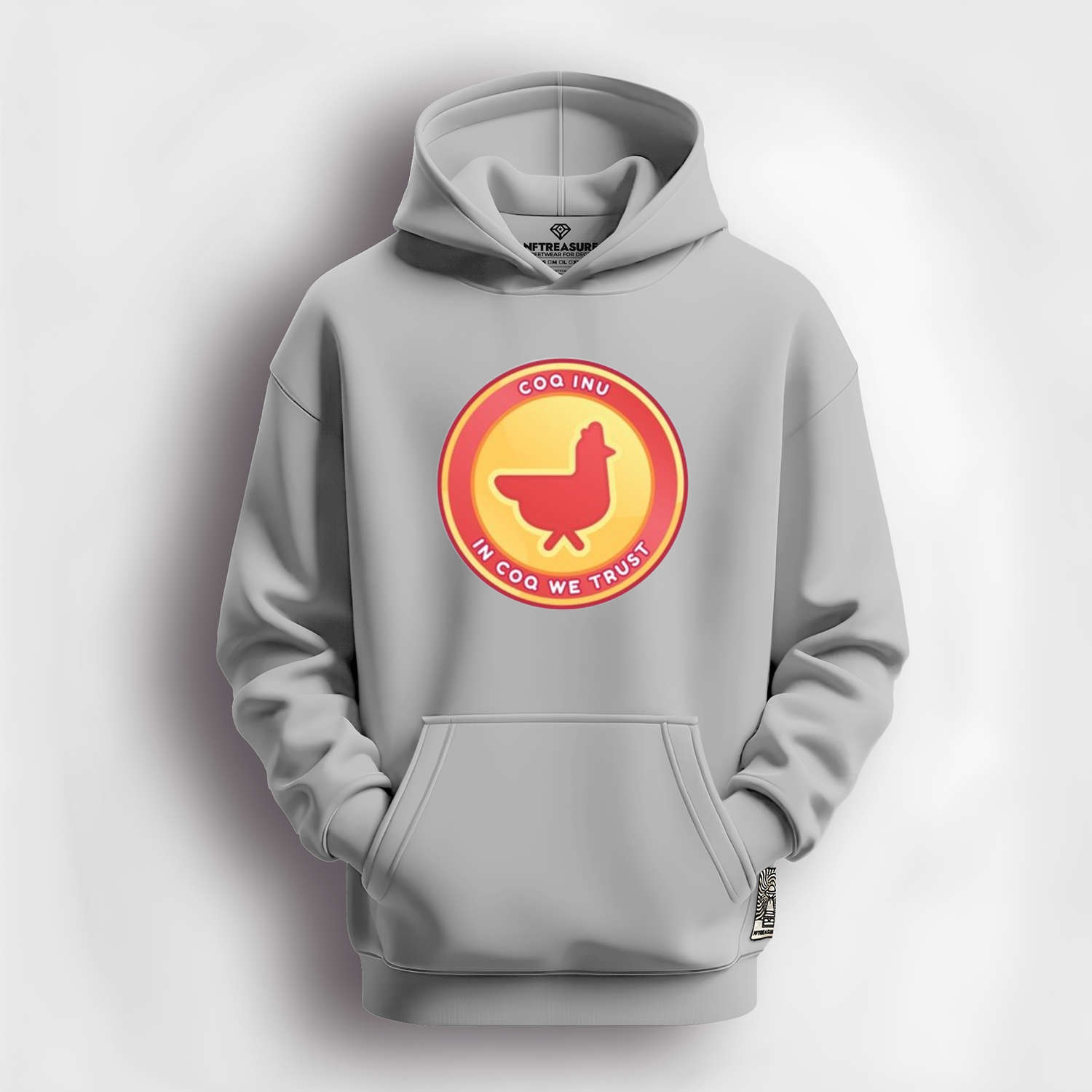 Coq Inu Oversized Logo Hoodie