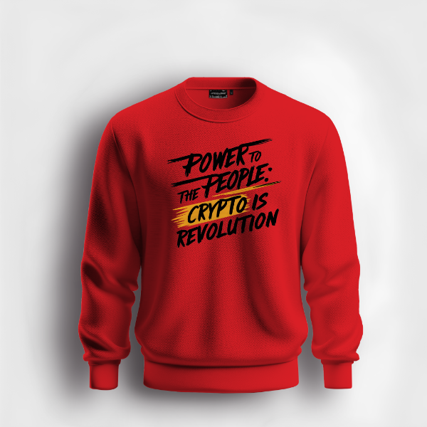 CRYPTO IS REVOLUTION Sweatshirt