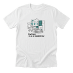 PewPewDie Is An AI Engineer Now Tee white mockup