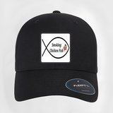 Smoking Chicken Fish Curved Patch Hat