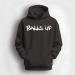 Balls Up Middle Finger (Front) Hoodie
