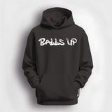 Balls Up Middle Finger (Front) Hoodie