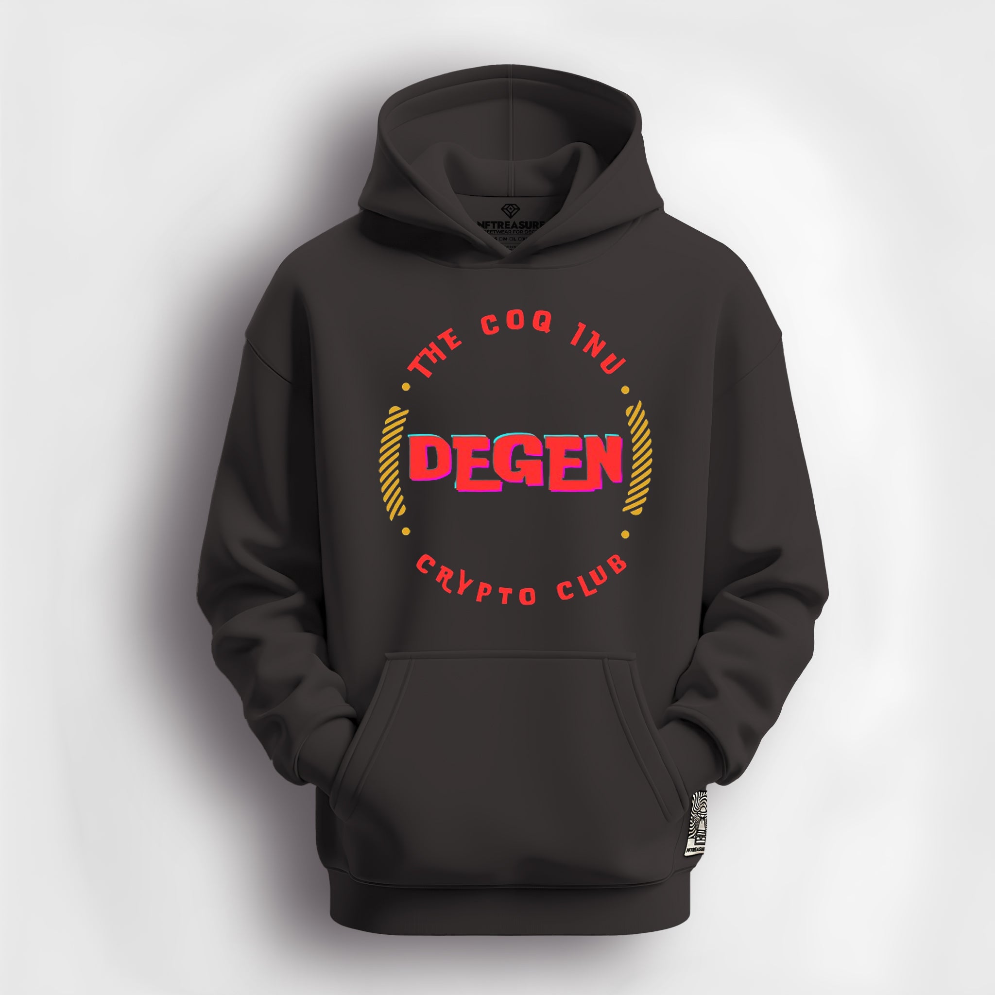 coq inu degen club hoodie