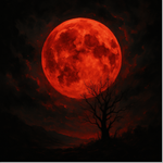Blood Moon Painting