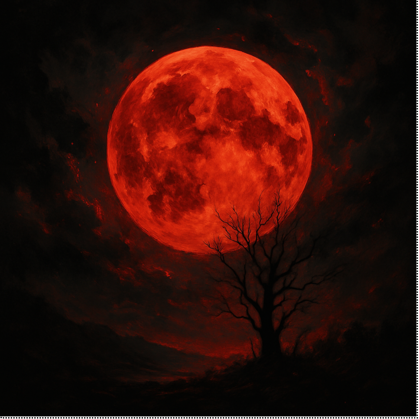 Blood Moon Painting