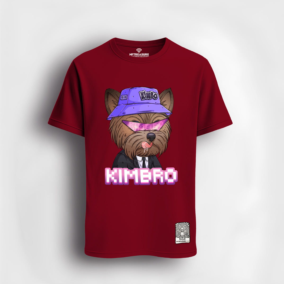 KIMBRO-NFT-Cardinal-Red-NFTreasure-T-shirt-Front