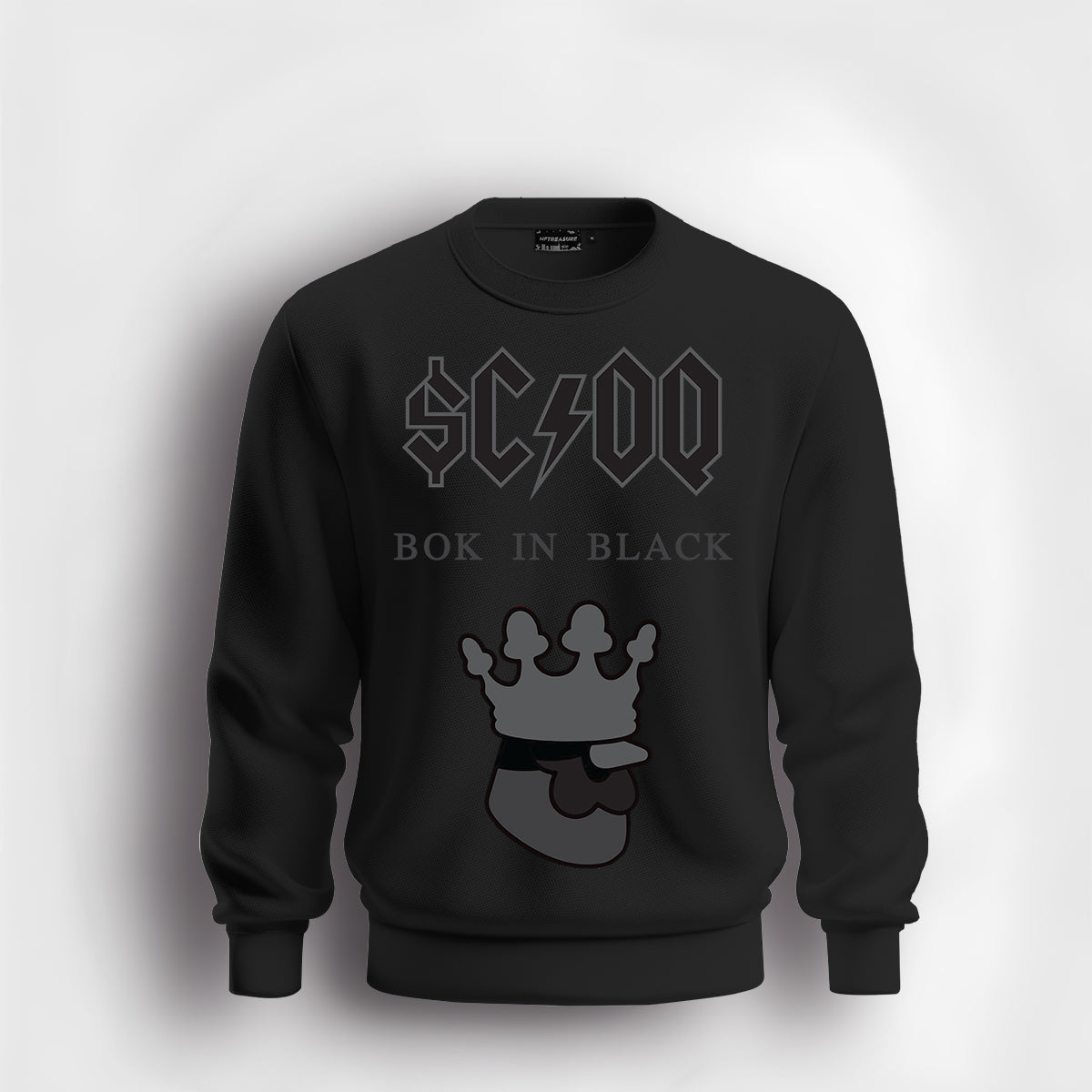 COQ inu Sweatshirt - BOK in black