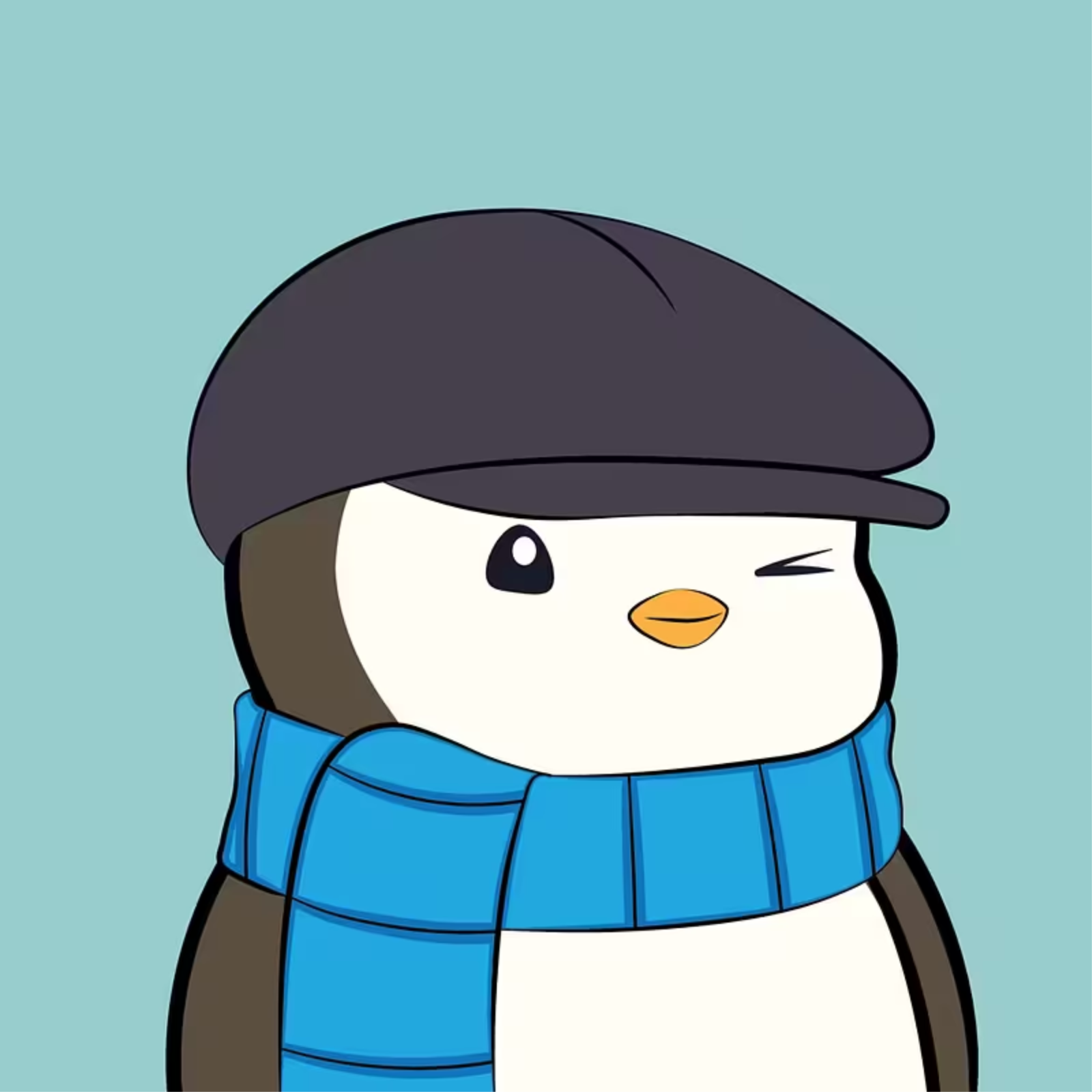 Pudgy Penguin 24 x 24 Canvas