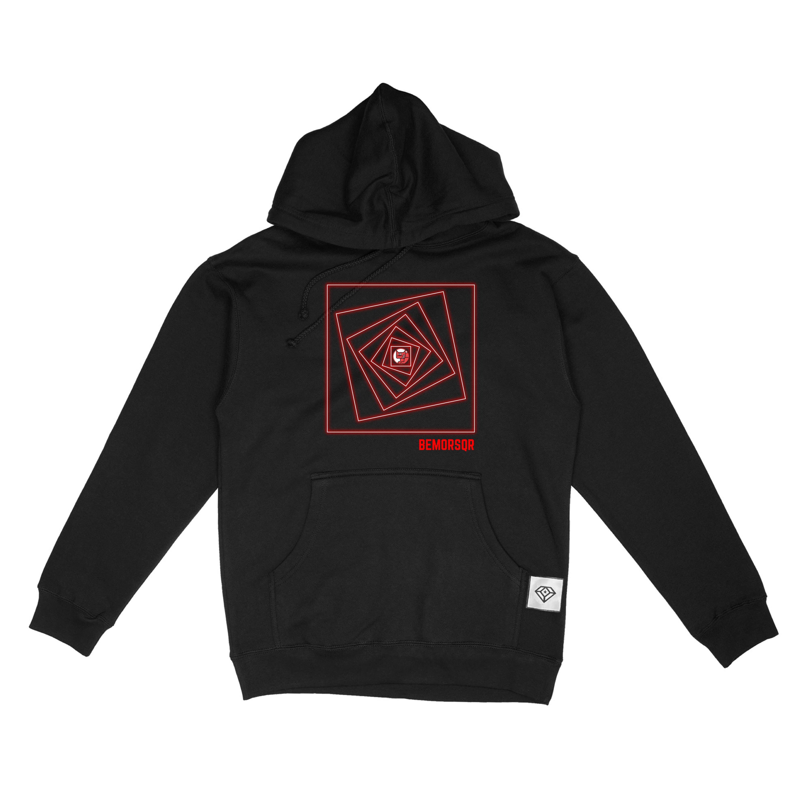 $SQRCAT Neon Squares Hoodie