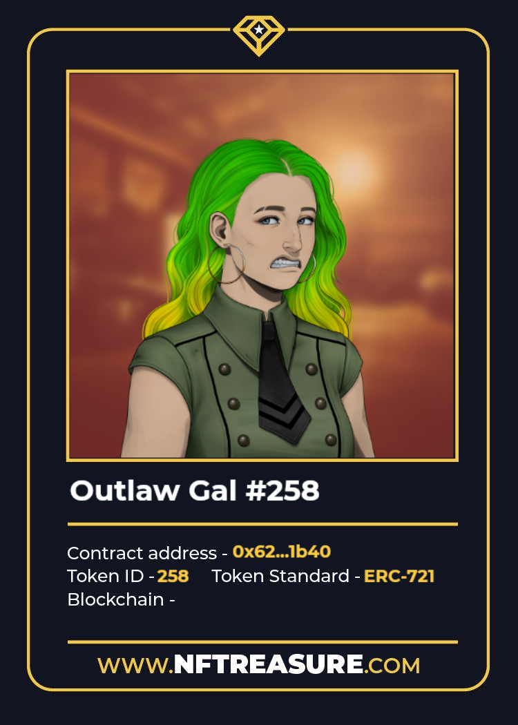Outlaw Gal Test Card