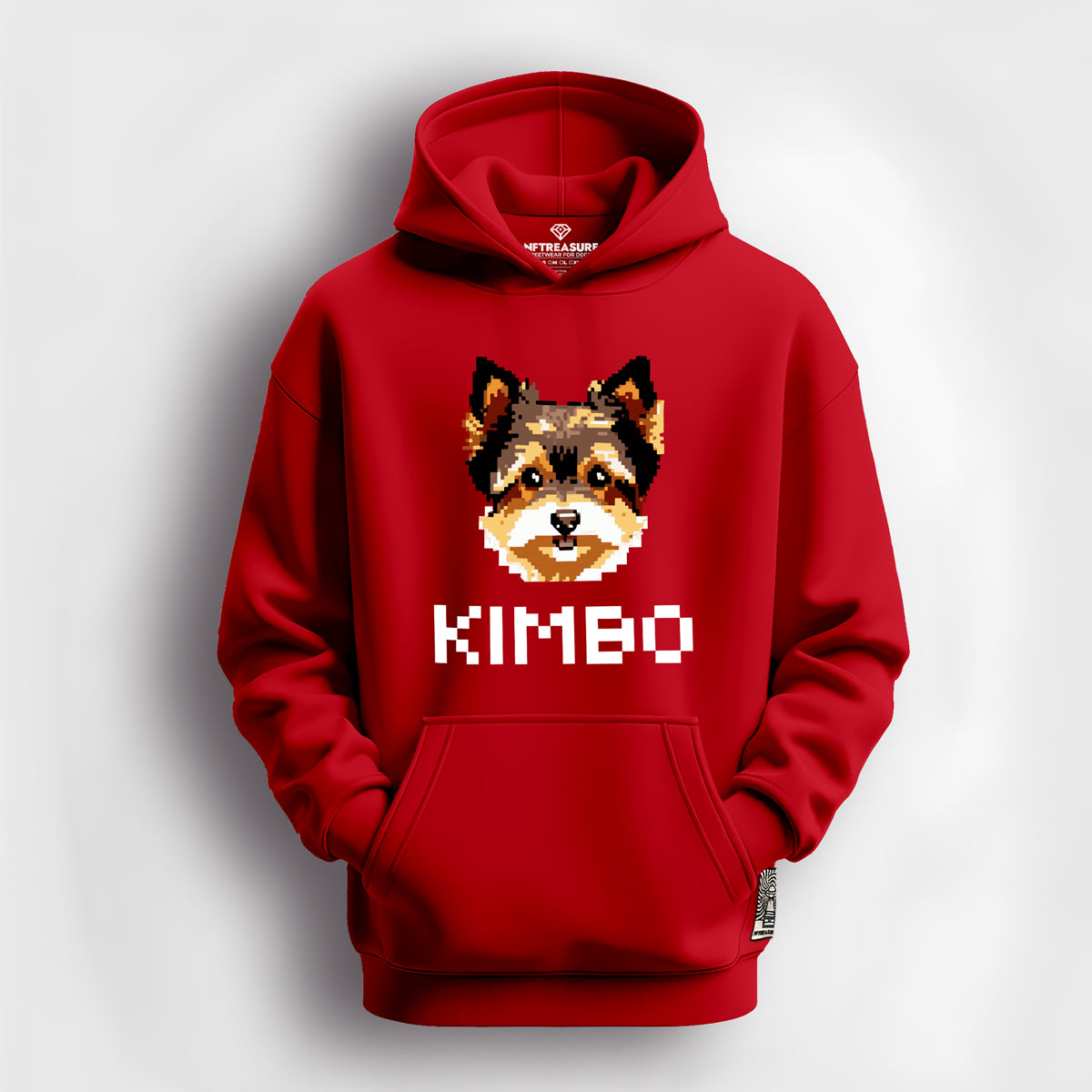 Kimbo-Head-RED-NFTreasure-Hoody-Front